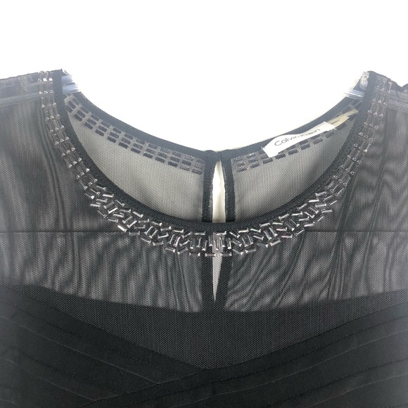 NWT Calvin Klein Ruched Cocktail Dress 💜HP! 💜 Holiday Gift for Her - Picture 2 of 4